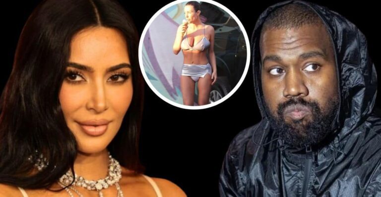 Kanye West Is Parading His Model Wife Bianca Censori In X-Rated Outfits…An Attempt To Exact Revenge On His Ex Wife Kim Kardashian By Establishing A Competitor Brand To SKIMS